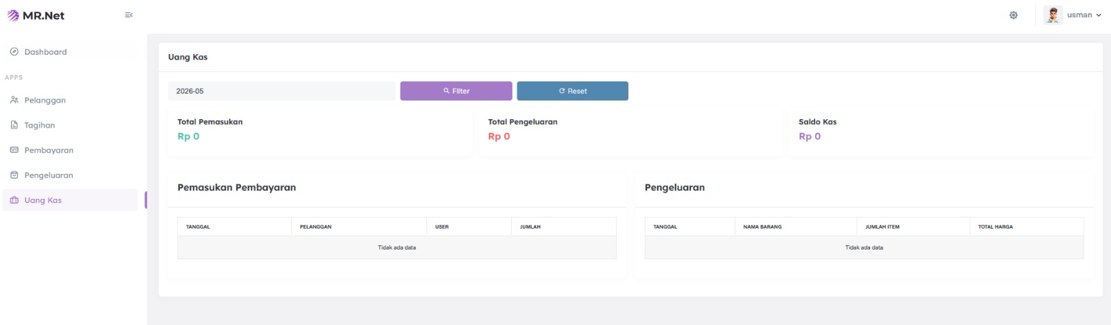 MR.Net interface component preview